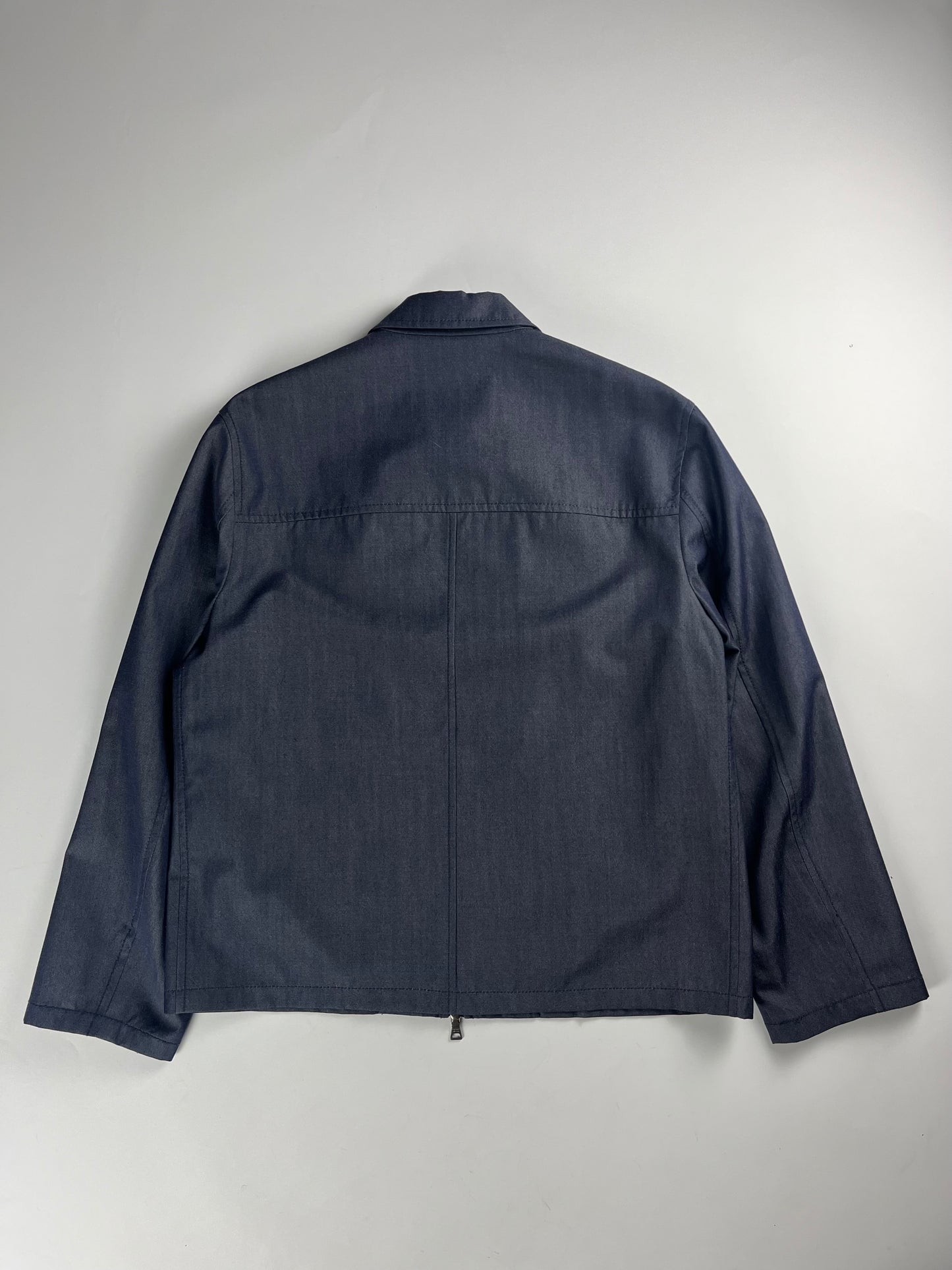 Prada Double Zip Linen Jacket FW 1998 - L