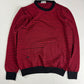 Christian Dior Red Black Marinière Stripe Wool Elasticated Waist Knit Crewneck Sweater SS 2017 - M