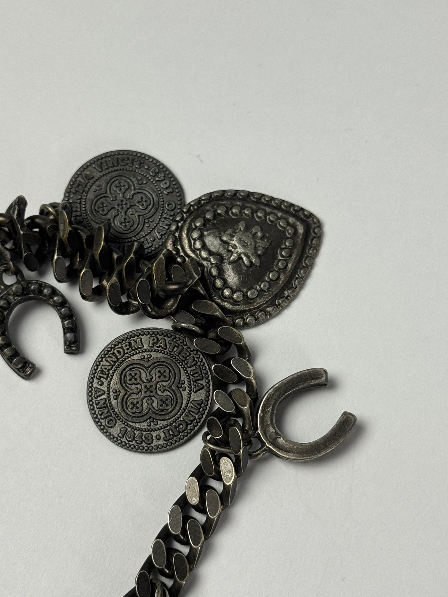 Prada Metallic Keychain Bag Charm 2000s - OS