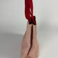 Prada Linea Rossa Incrusted Leather Rosso Bag SS 1998 - OS