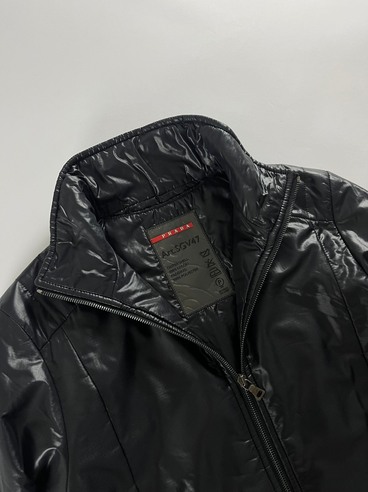 Prada Linea Rossa Black Nylon Astro jacket FW 2008 - M