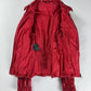Prada Red Rush Textured Leather Effect Jacket SS 2007 - S