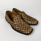 Louis Vuitton "Damier Sauvage" Printed Calfskin Ponyhair Square Toe Loafers FW 1999 - 44 EU