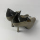 Prada Mary Jane Elegant Two Tones Grey Leather Pumps FW 2001 - 39,5 IT/40,5 EU