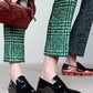 Prada Wine Red Leather Platform Loafers FW 2015 - 40 EU