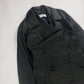 Yves Saint Laurent Sample Black Asymmetric Breasted Jacket 2000s - S