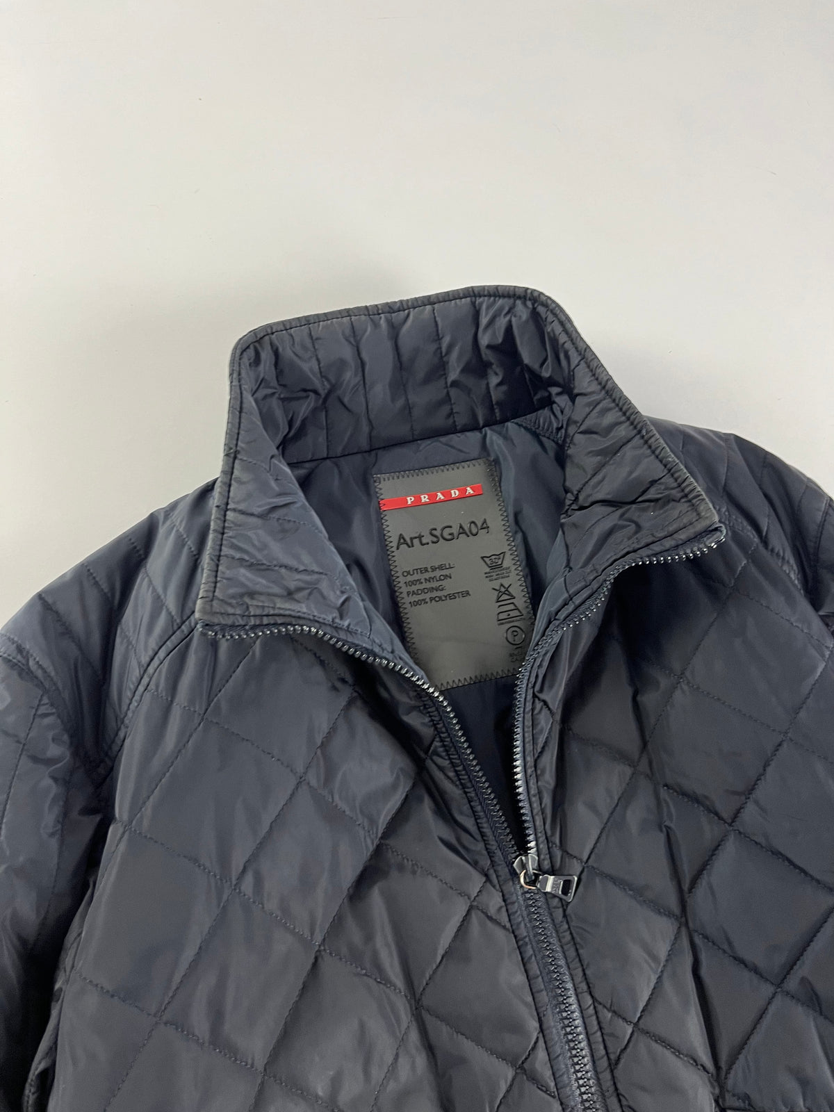 Prada Oblique Marine Nylon Jacket FW 2006 - L