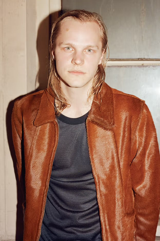 Our Legacy Raw Edges Brown Pony Hair Leather Jacket FW 2013 - S