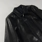 Prada Black Minimalist Perfect Tailored Leather Jacket FW 1996 - M