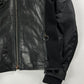 Prada Wool Leather Turtleneck Jacket - S