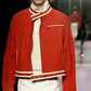 Yves Saint Laurent Rive Gauche Tom Ford Red Leather Motor Jacket SS 2004 - M