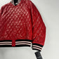 Saint Laurent Sample Quilted Baroque Damier Varsity Bomber Jacket SS 2018 - S