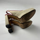 Prada Linen Inside Red Heels SS 1999 - 38 IT/39 EU