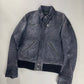 Gucci Blue Guccissima Monogram Leather Jacket 2010s - M