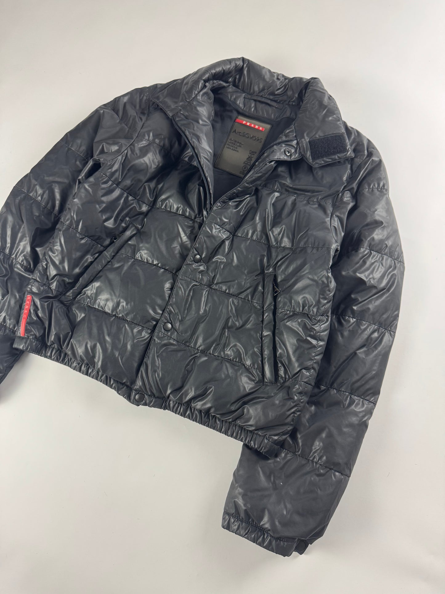 Prada Linea Rossa Strapped Collar Puffer Jacket FW 2009 - M