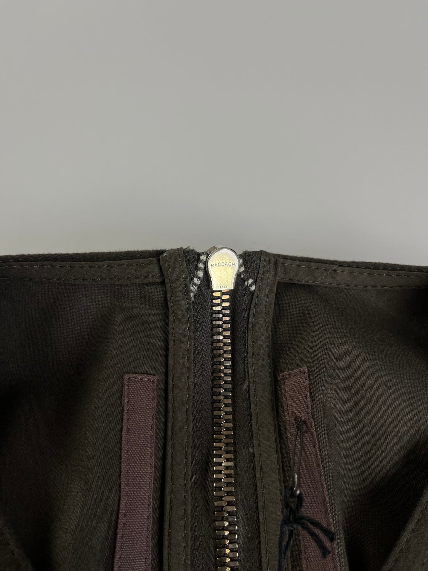 Rick Owens Sample DRKSHDW Zipper Mini Tunic Dress FW 2015 - XS
