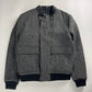Dior Homme Wool Navigate Leather Belted Collar Bomber Jacket FW 2007 - L