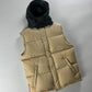 Prada Linea Rossa Cream Puffer Vest - S