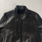 Prada Black Leather Harrington Bomber Jacket FW 2006 - M