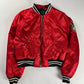 Jean Paul Gaultier Red Cropped Bomber Jacket 2010s - S