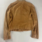 Celine Camel Faded Leather Button Up Rider Jacket 2000s - M