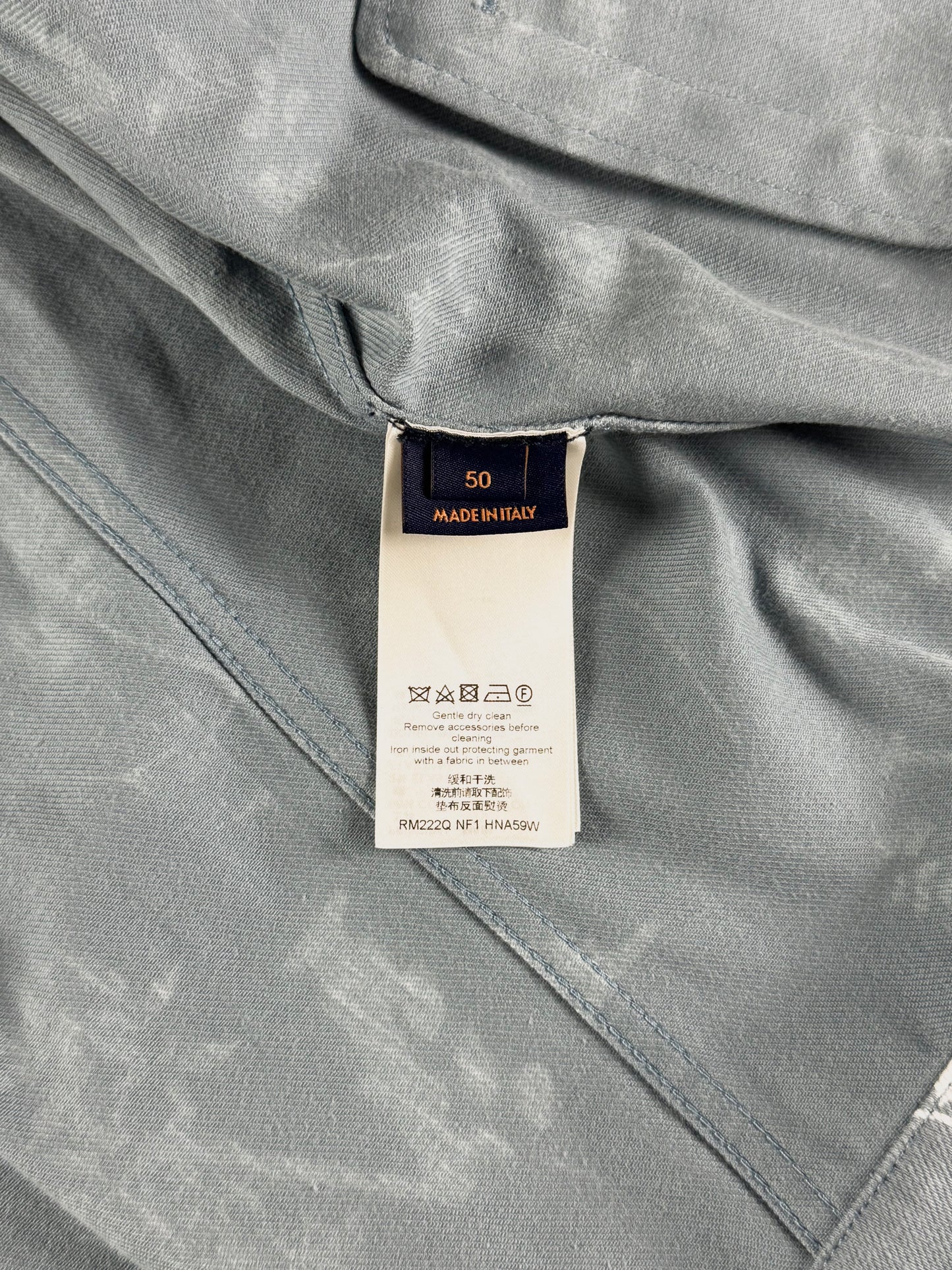 Louis Vuitton Blue Leaf Cotton Trucker Jacket FW 2022 - M