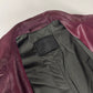 Prada Wine Bordeaux Leather Belted Pony Hair Leather Coat FW 2000 - XS