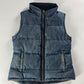 Prada Denim Puffer Vest 2000s - S