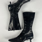 Prada Black Belted Leather Boots SS 2000 - 37,5 IT/ 38,5 EU