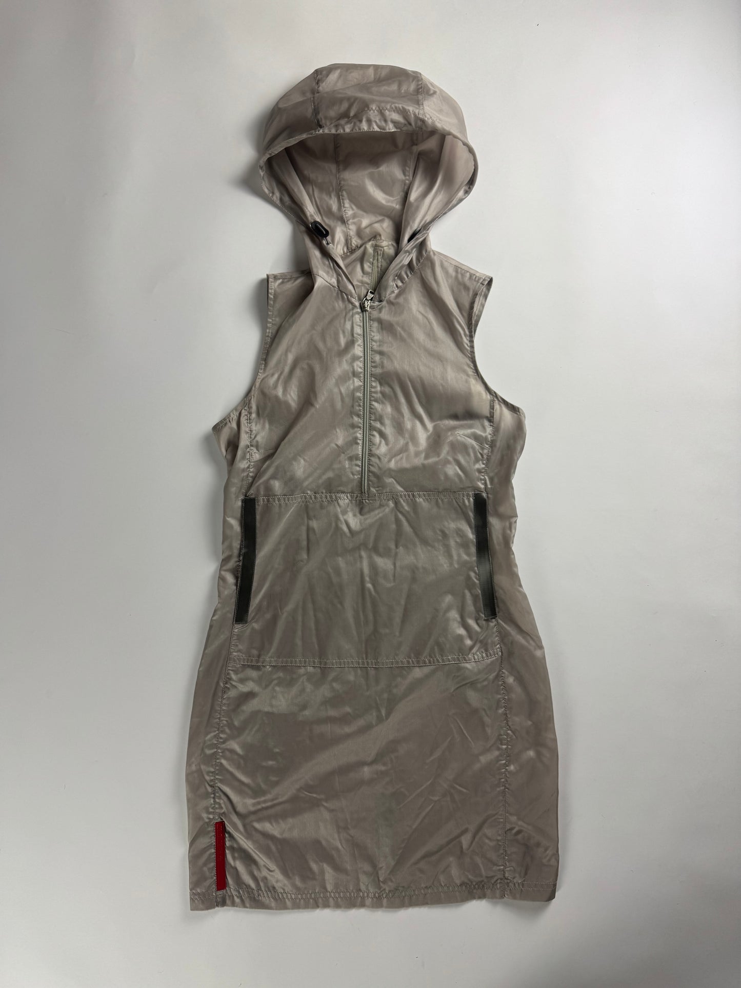Prada Linea Rossa Reflective patched Dress SS 1999 - S