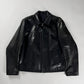 Prada Black Minimalist Perfect Tailored Leather Jacket FW 1996 - M