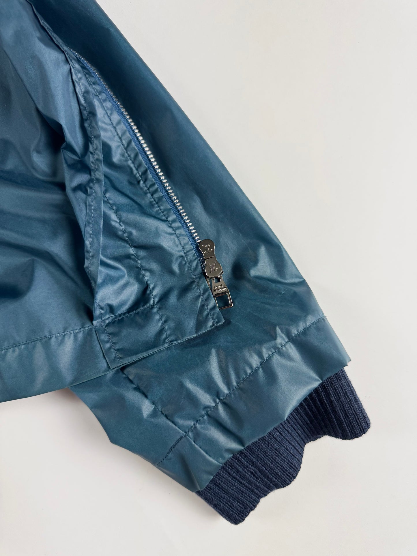 Louis Vuitton Blue Military Technical Turtleneck Jacket FW 2008 - M
