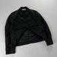 Prada Monochrome Midnight Minimalist Double Zip Jacket 2000s - L