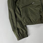Prada Khaki Nylon Convertible Hood Utility Jacket SS 2010 - M