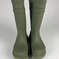 Balenciaga Green Military Oversized Crocs Fisher High Boots Resort 2022 - 44 EU