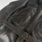 Louis Vuitton Dark Brown Fur Lining Heavy Sheepskin Leather Belted Coat 2000s - M