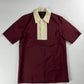 Prada Wine Red Bowling Shirt SS 2013 - L