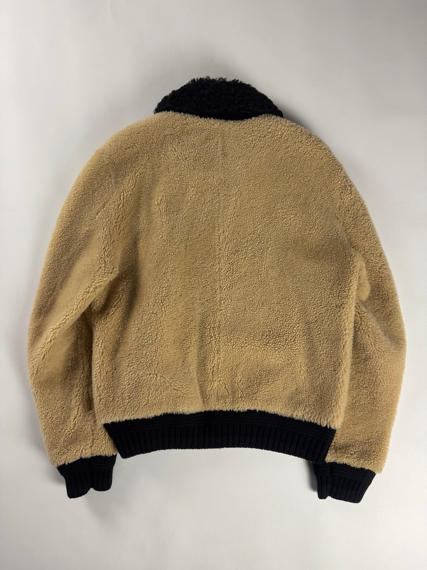 Saint Laurent Shearling Teddy Bomber Jacket FW 2017 - L