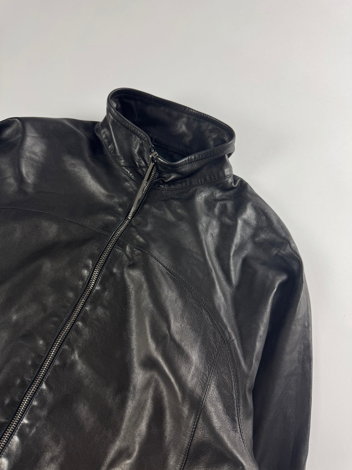 Gucci Tom Ford Light Leather Bomber Jacket SS 2000 - XS