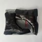 Prada Black Leather Square Toe High Boots FW 1999 - 43,5 EU