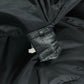Prada Black Hooded Button Front Parka Coat 2000s - S