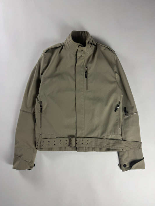 Dior Homme "Follow Me" Sand Belted Zipped Jacket SS 2003 - L