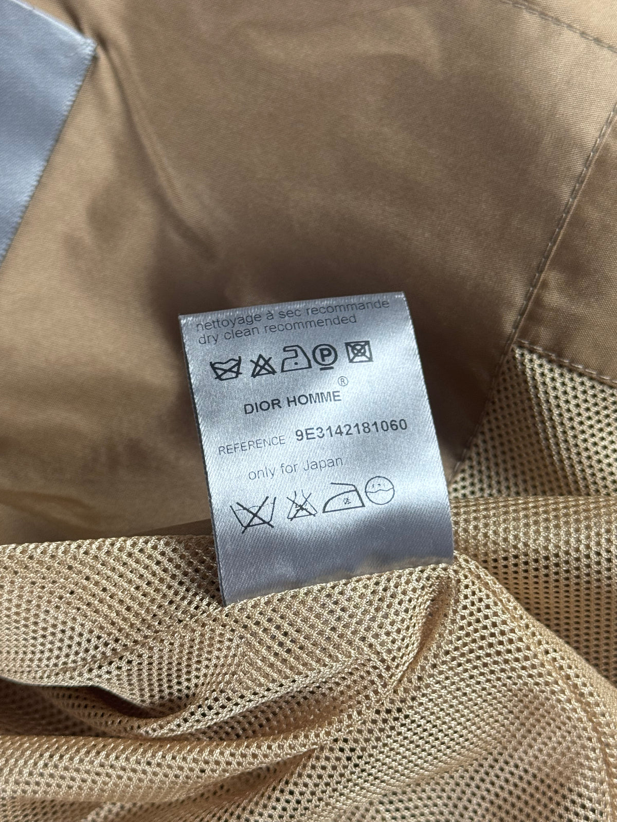 Dior Homme Kris Van Assche  Fragmented Nylon Bomber Jacket SS 2009 - L
