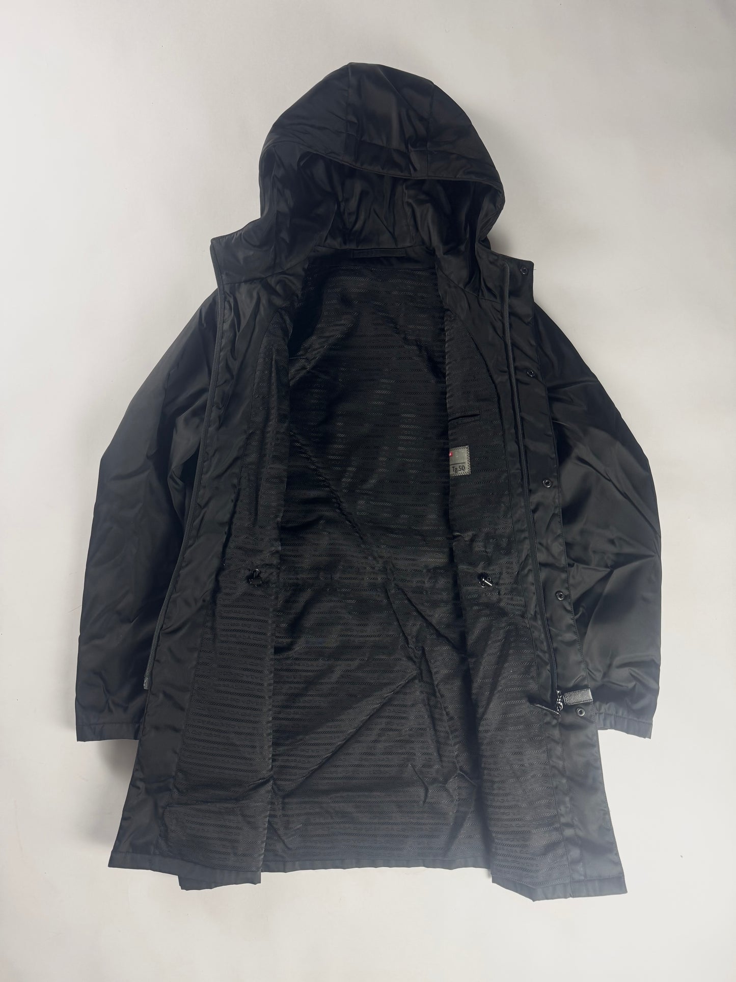 Prada Inside Monogram Nylon Parka Jacket FW 2009 - M