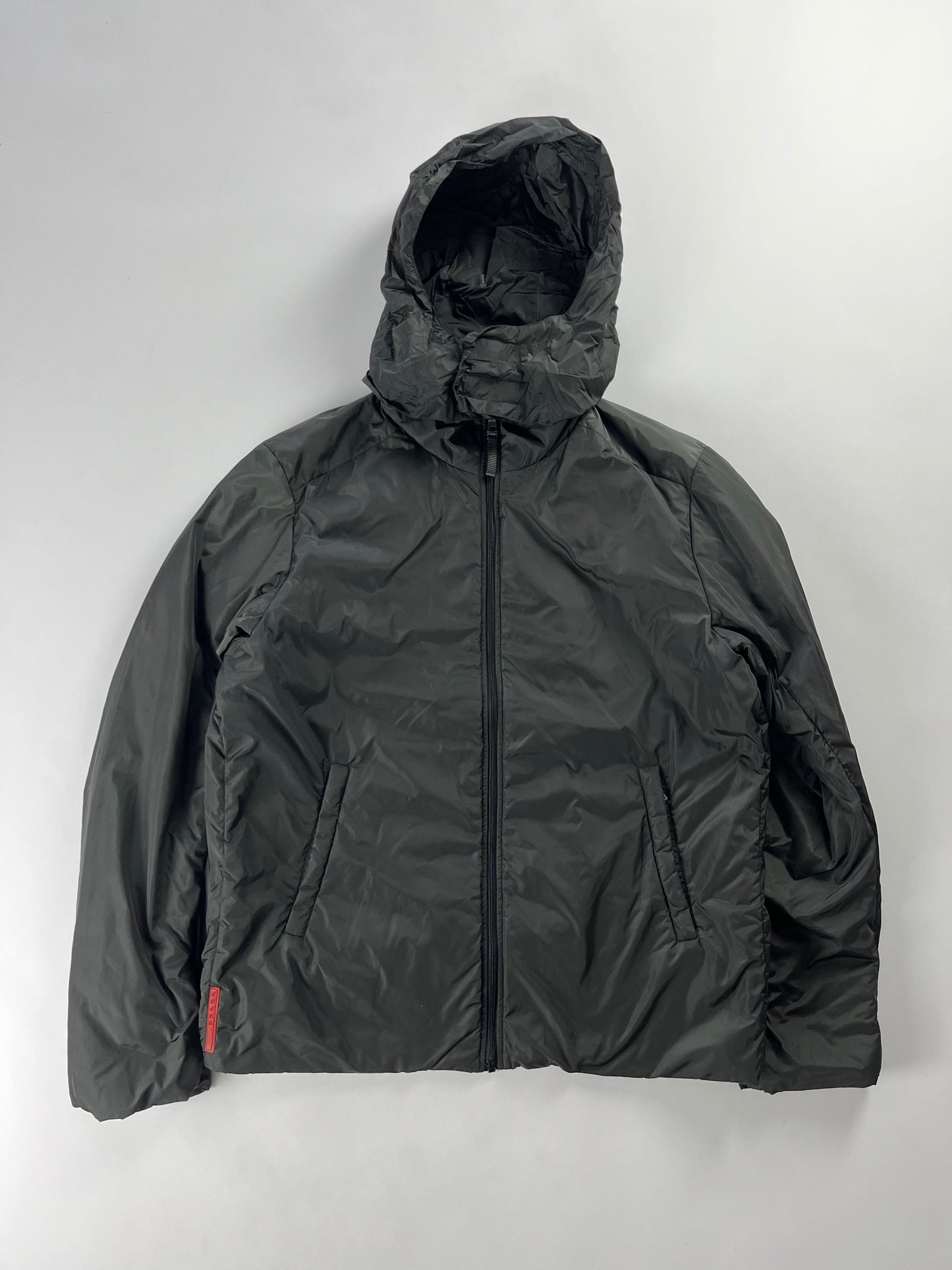 Prada Linea Rossa Amovible Nylon Puffer Jacket FW 2010 - XL