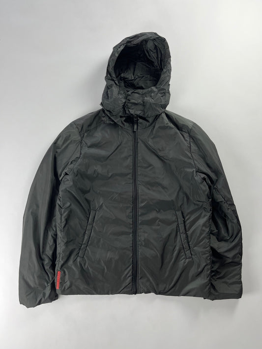 Prada Linea Rossa Amovible Nylon Puffer Jacket FW 2010 - XL