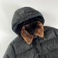 Prada Converted Hooded Fur Collar Long Puffer Jacket FW 1998 - L