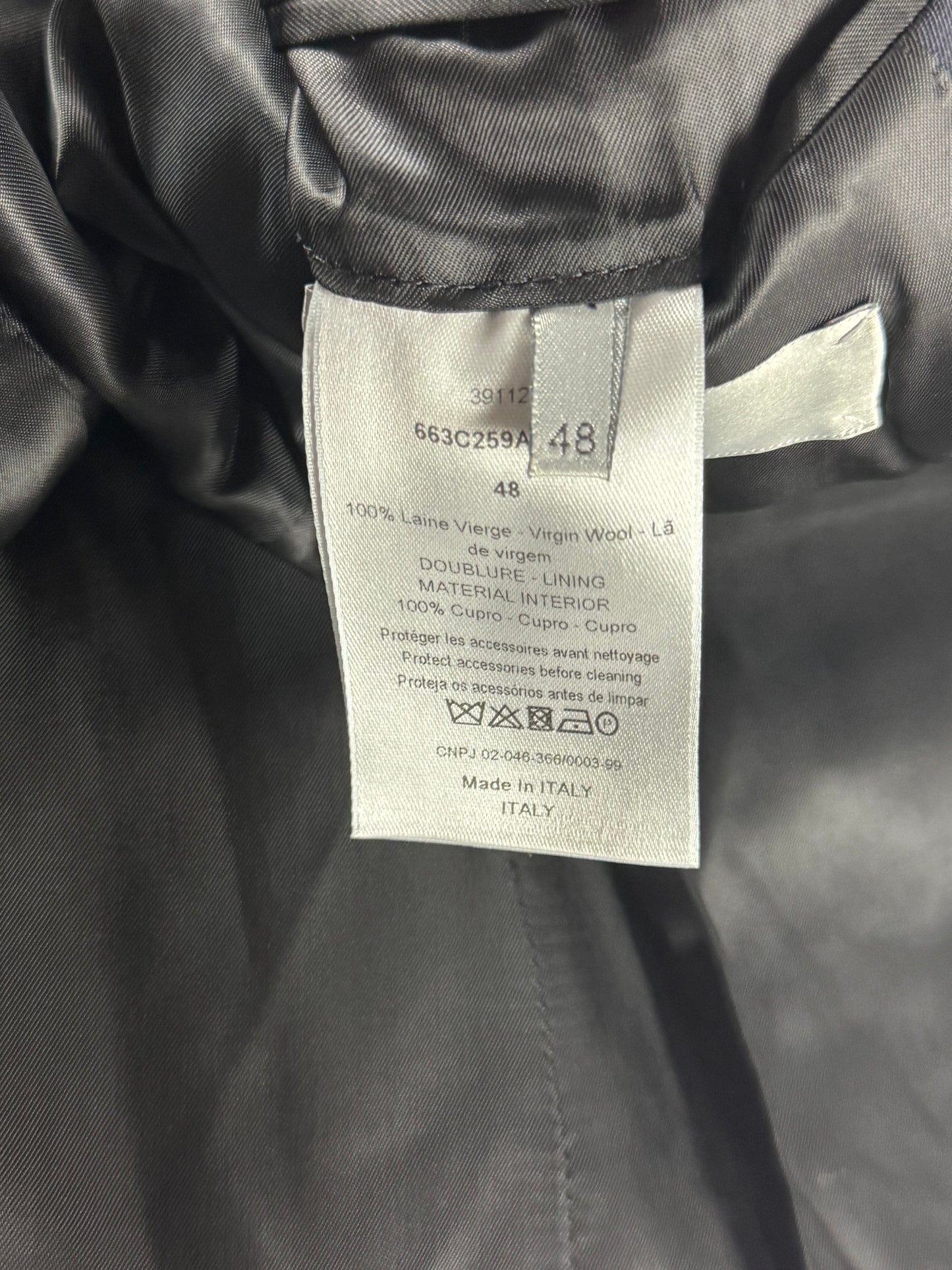 Dior Homme Kris Van Assche Multi Zip Elegant Blazer SS 2016 - M