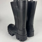 Balenciaga Black Bulldozer Vegetable Tanned Calfskin High Leather Boots SS 2022 - 43 EU