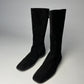 Prada Linea Rossa Black Suede Boots FW 1998 - 41 IT/42 EU